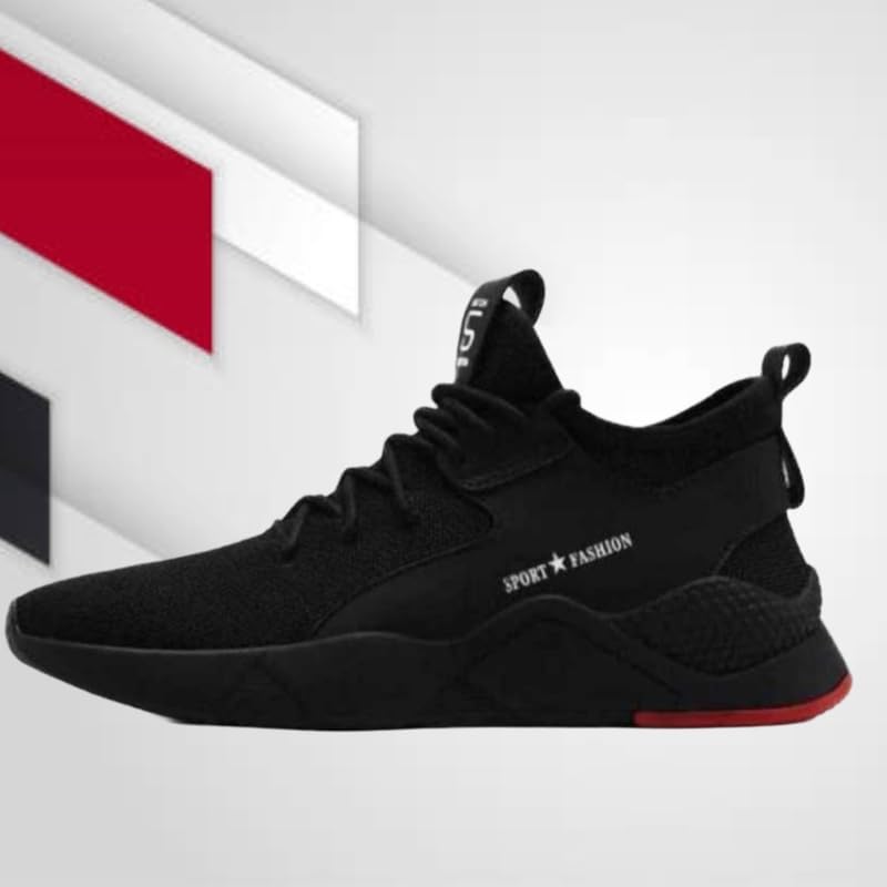 Trendy and Stylish Running Shoes for Men Black Color