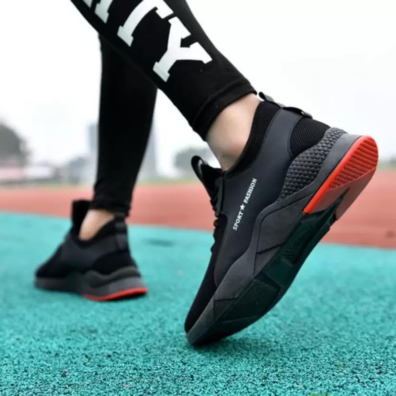 Trendy and Stylish Running Shoes for Men Black Color