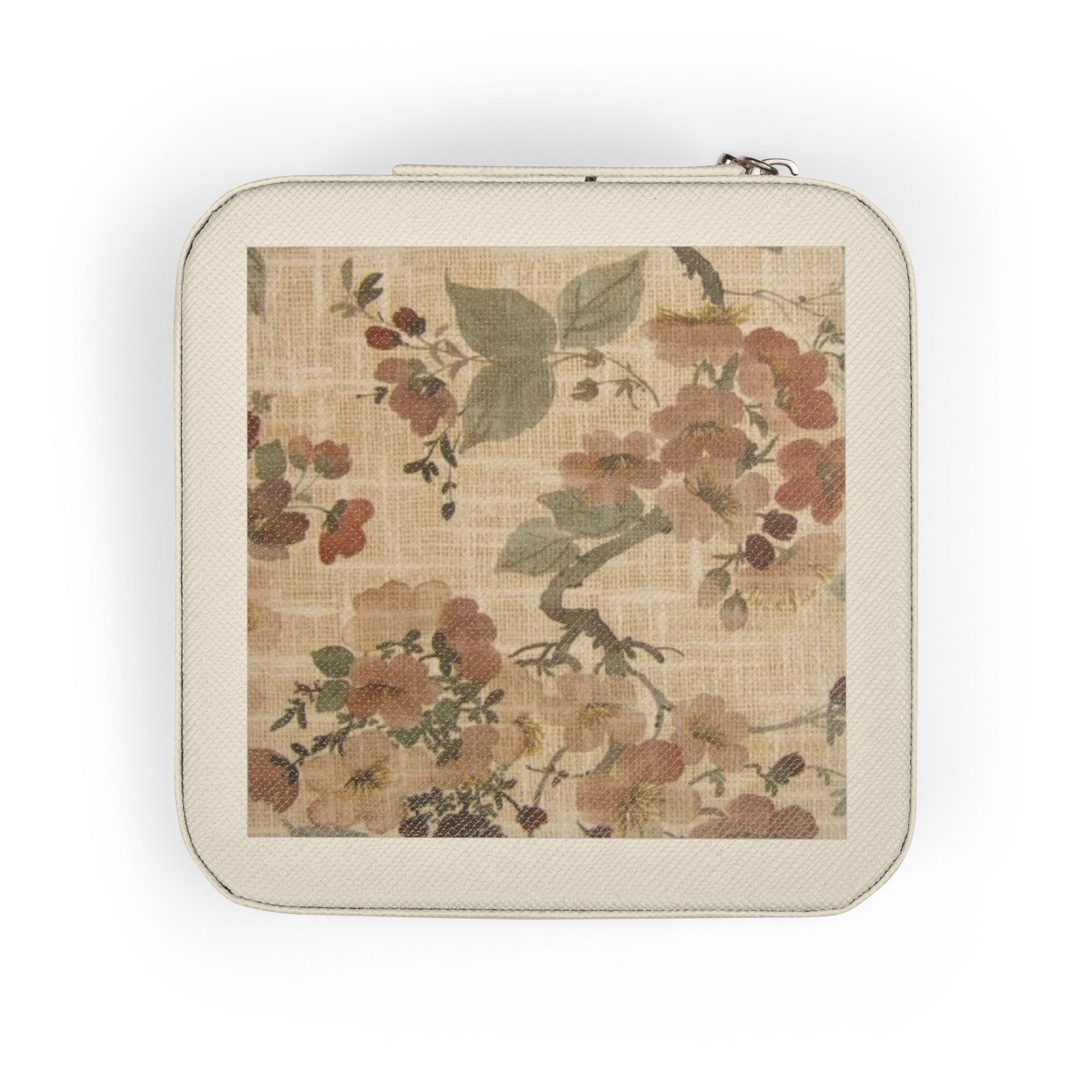 Travel Jewelry Case — Compact Floral Camouflage Organizer for Rings, Earrings & Necklaces