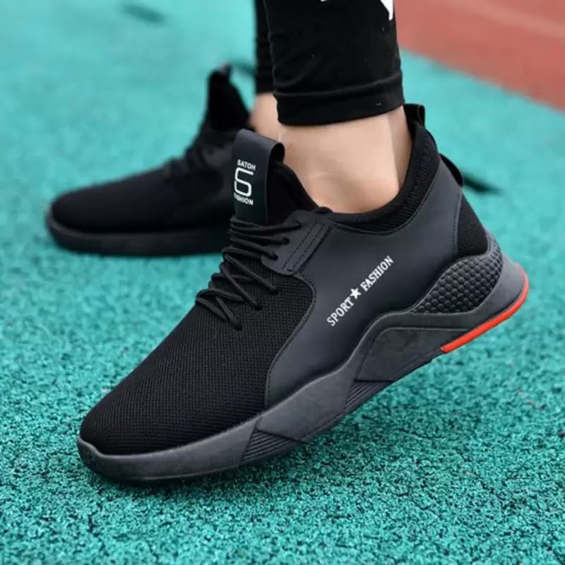 Trendy and Stylish Running Shoes for Men Black Color