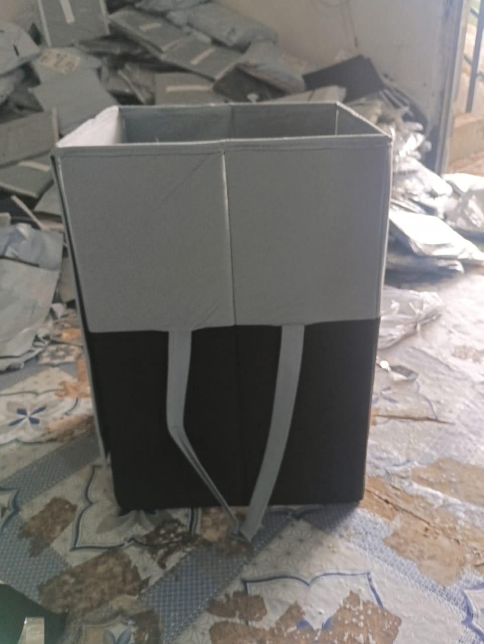 Laundry Bag - Foldable Laundry Basket With Lid & Handle