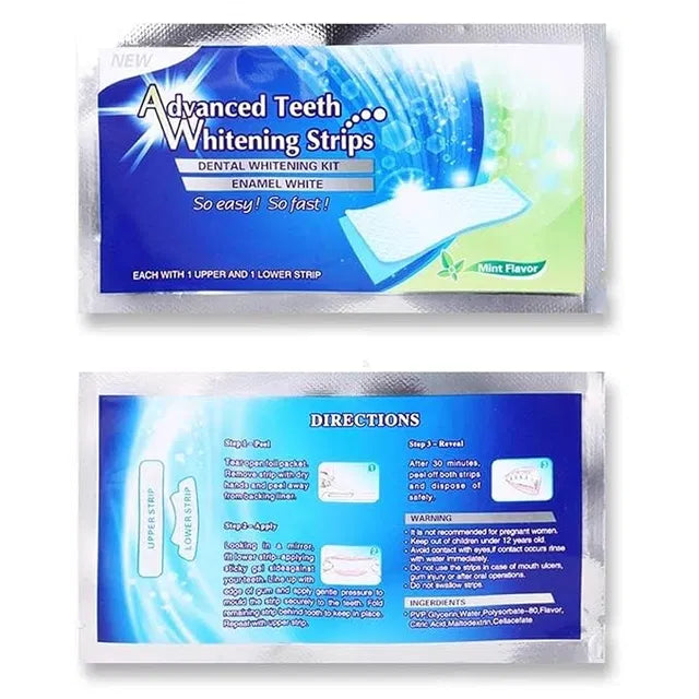 Advanced Teeth Whitening Strips, Gentle for Sensitive Teeth