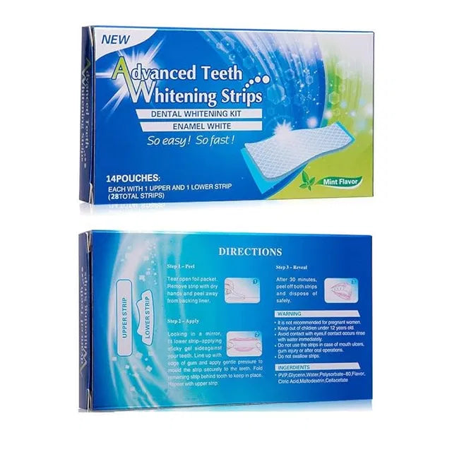 Advanced Teeth Whitening Strips, Gentle for Sensitive Teeth